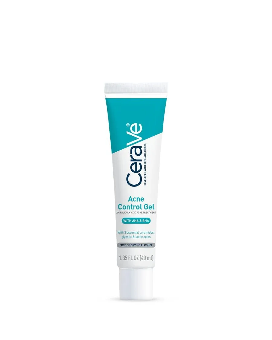 CeraVe Blemish Control Anti-Acne Face Care Gel with AHA & BHA